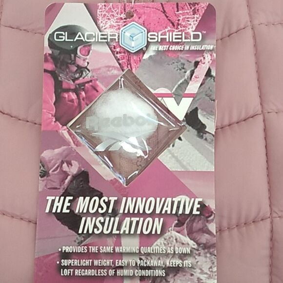 Reebok NWT Women's Glacier Shield Packable Pink  Puffer Jacket. Size Medium - Picture 4 of 16